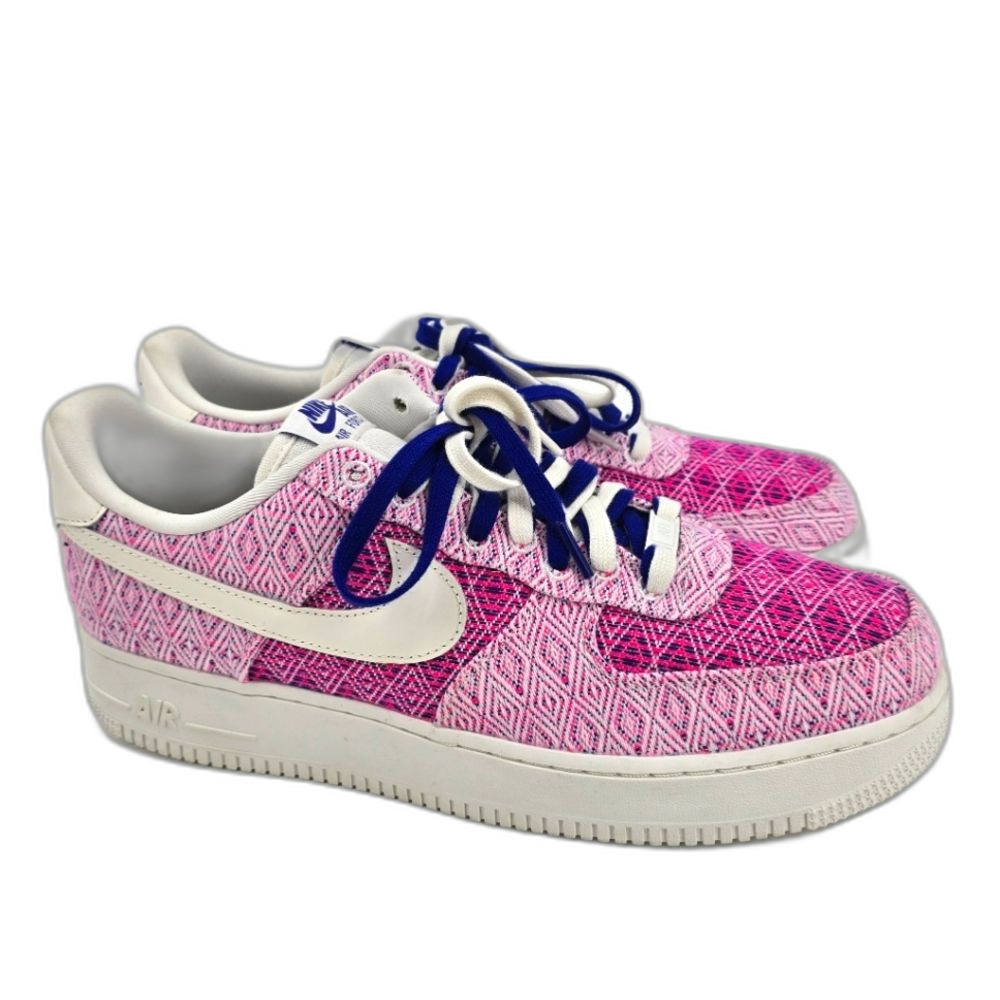 Nike Air Force 1 '07 Woven Together "Pink" Women's Sneakers Size 14 NWOB